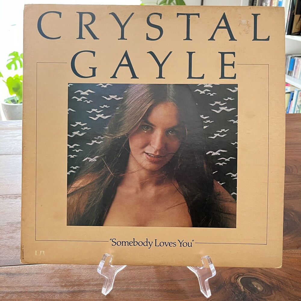 Crystal Gayle Somebody Loves You Vinyl LP 1975 United Artists UA-LA543-G